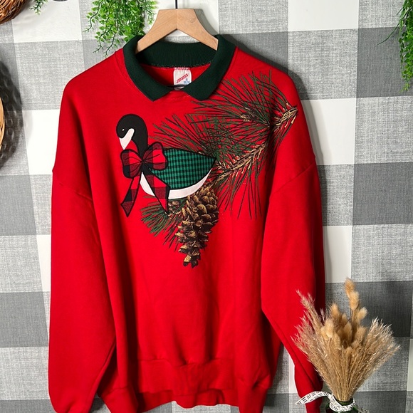 VTG Winter Crewneck with Collar - Picture 1 of 5